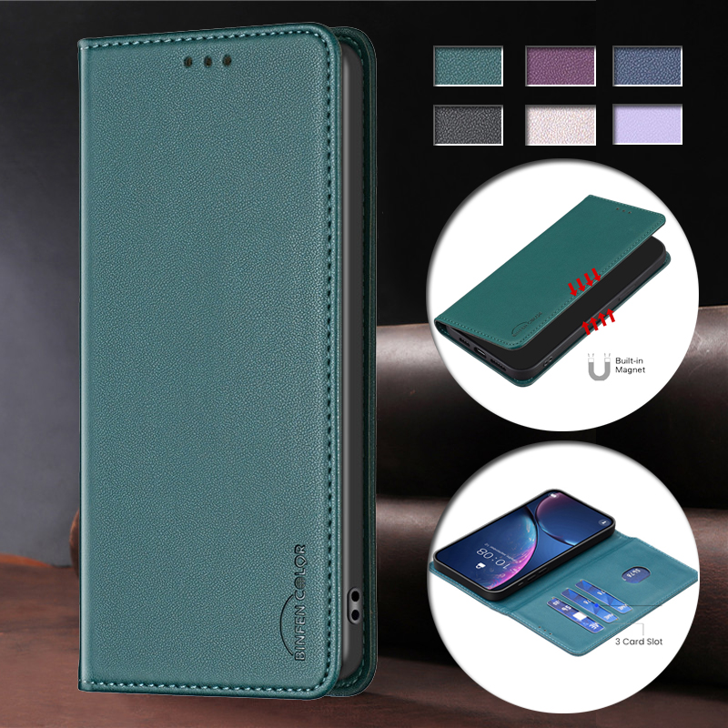 Luxury Bags Eu - Redmi15C Fundas Luxe Lederen Flip Telefoon