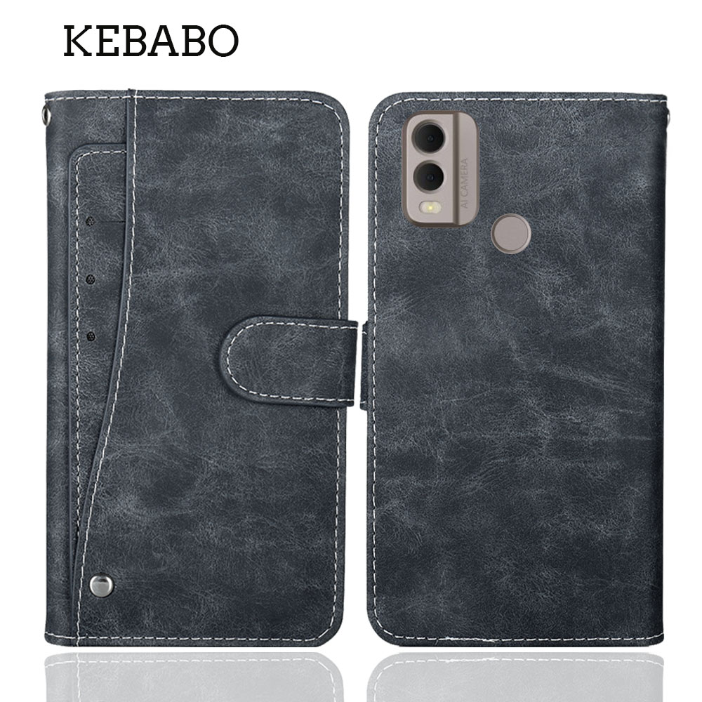 Luxury Bags Edit - Mode lederen portemonnee voor Nokia C2