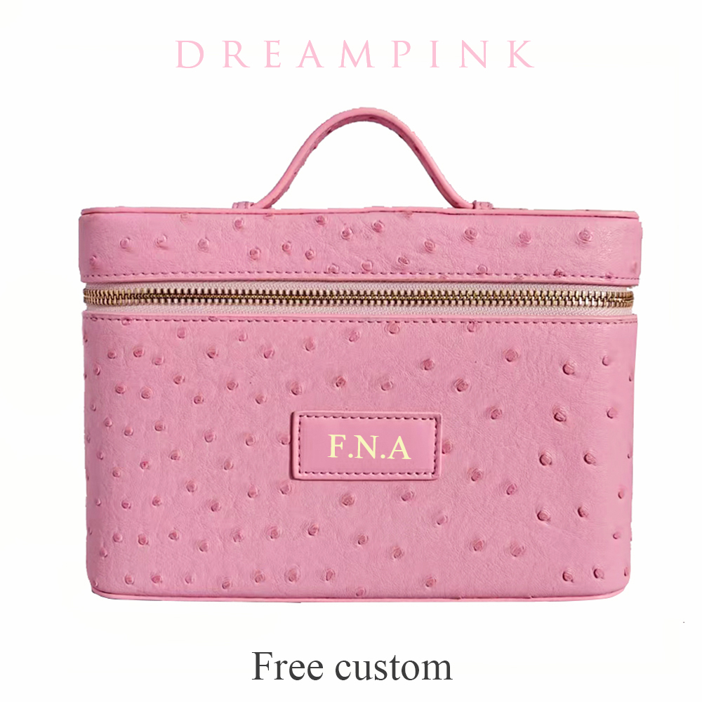 Luxury Bags Name For Women - Luxe Struisvogel Mock Dames Make-up Vanity