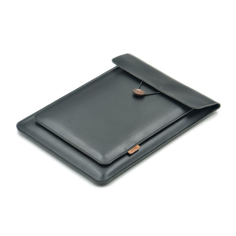 Laptop Bag Leather 15 - Dubbellaags Hoge 15.6 Inch Laptoptas Hoes