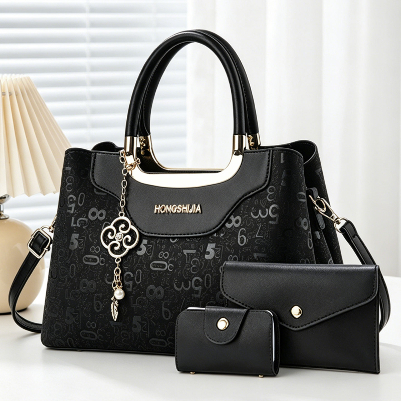 Luxury Bags & Leather Repair Of Atlanta - 3-delige modieuze dameshandtasset, lichte luxe crossbodytas