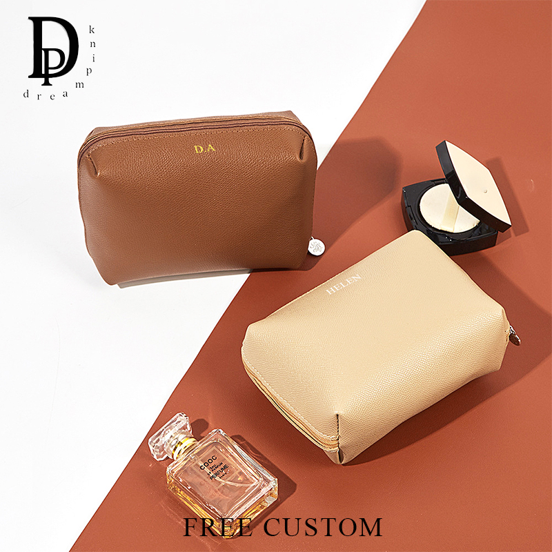 Luxury Bags Name For Women - Aangepaste letters luxe PU lederen make-up