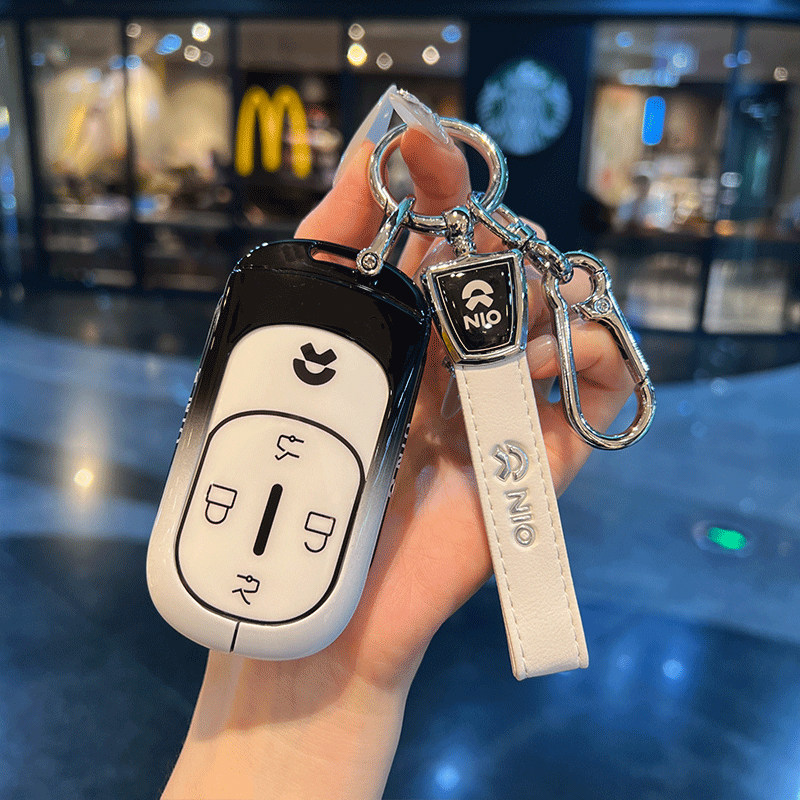 Luxury Bags Edit - Voor NIO ET9 sleutelbeschermhoes, volledig omhullende
