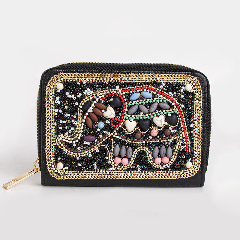 Luxury Bags In Thailand - Schattig mini-muntzakje Dames Luxe mini-kralen portemonnee