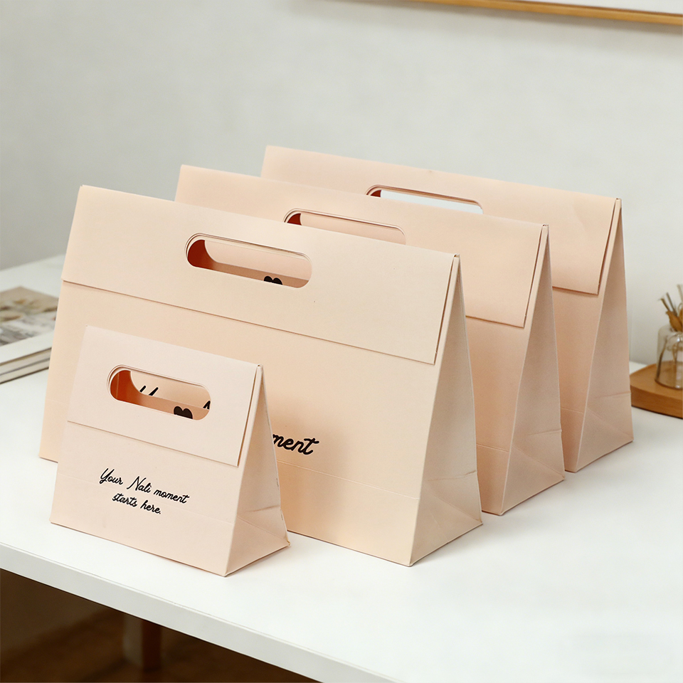 Luxury Bags For School - Luxe platte handvat papieren tas met