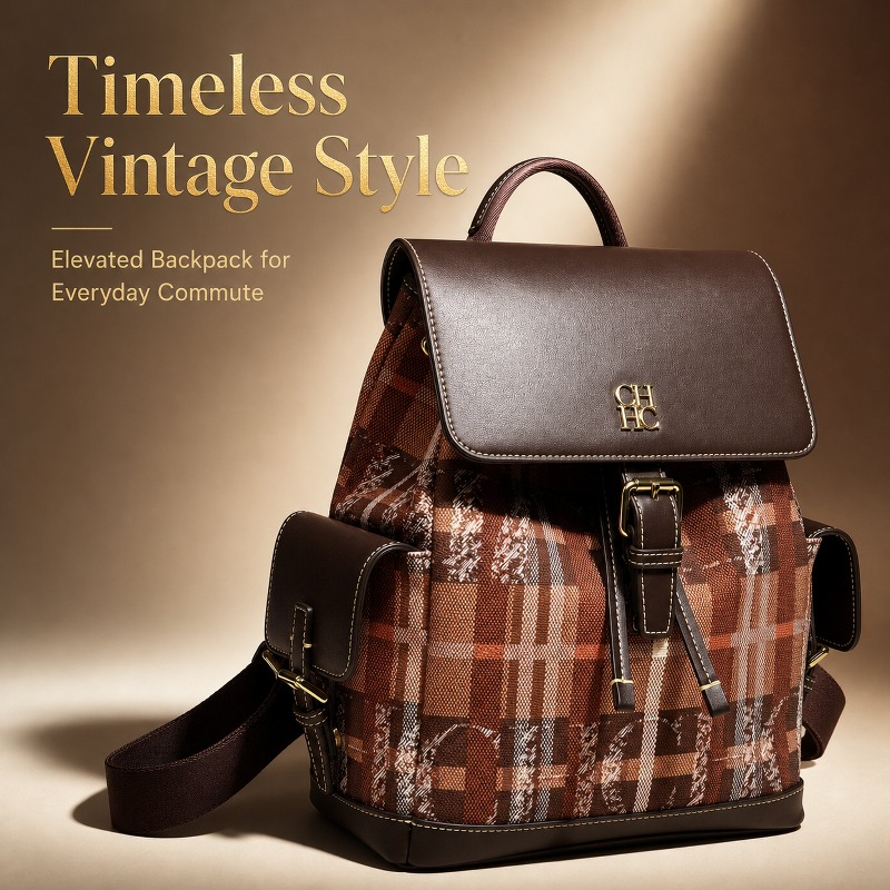 Luxury Bags & Leather Repair Of Atlanta - CHHC Mode Kleurblok Rugzak Dating Veelzijdige
