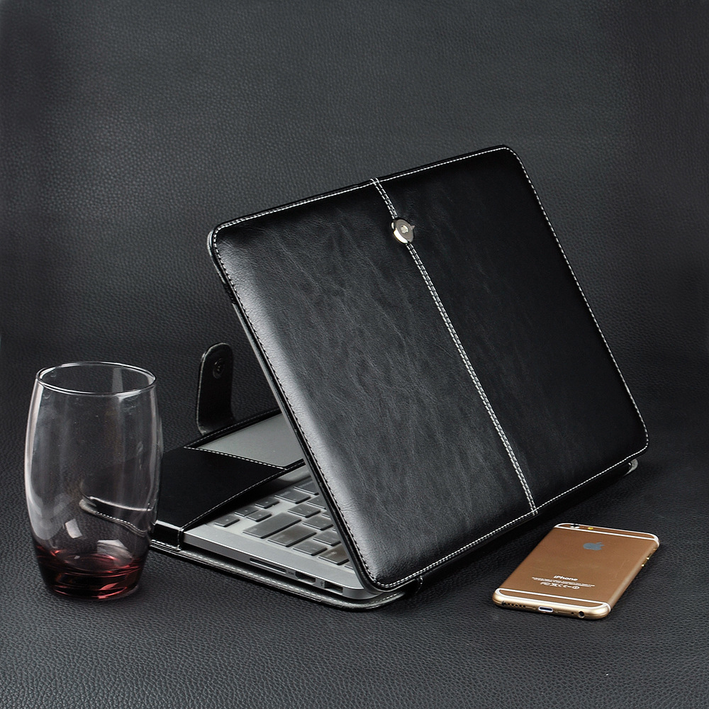 Laptop Bag Leather 15 - Mode PU Lederen Laptop Case Voor