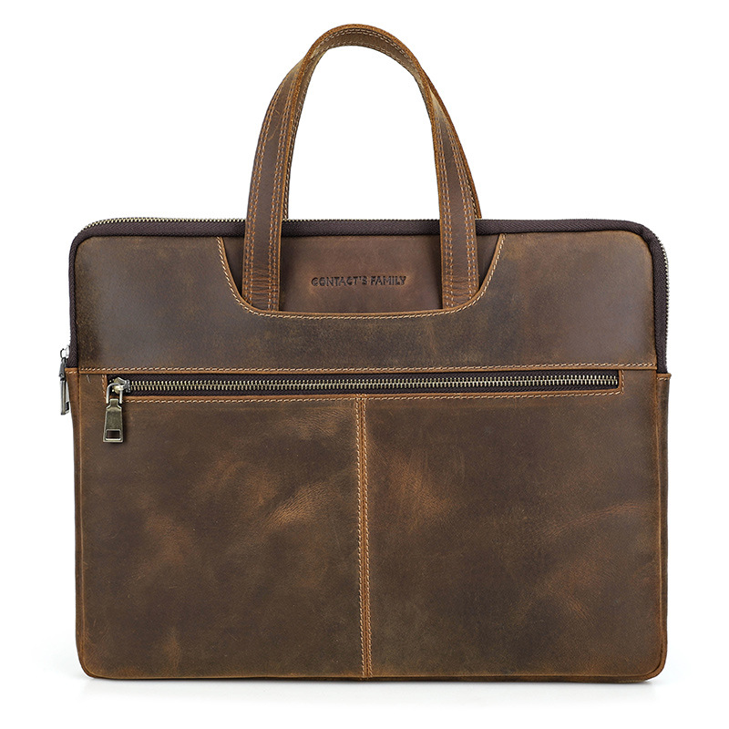 Mannen Aktetas Echt Leer Lapto - Laptop Bag Leather 15 recensie en prijs