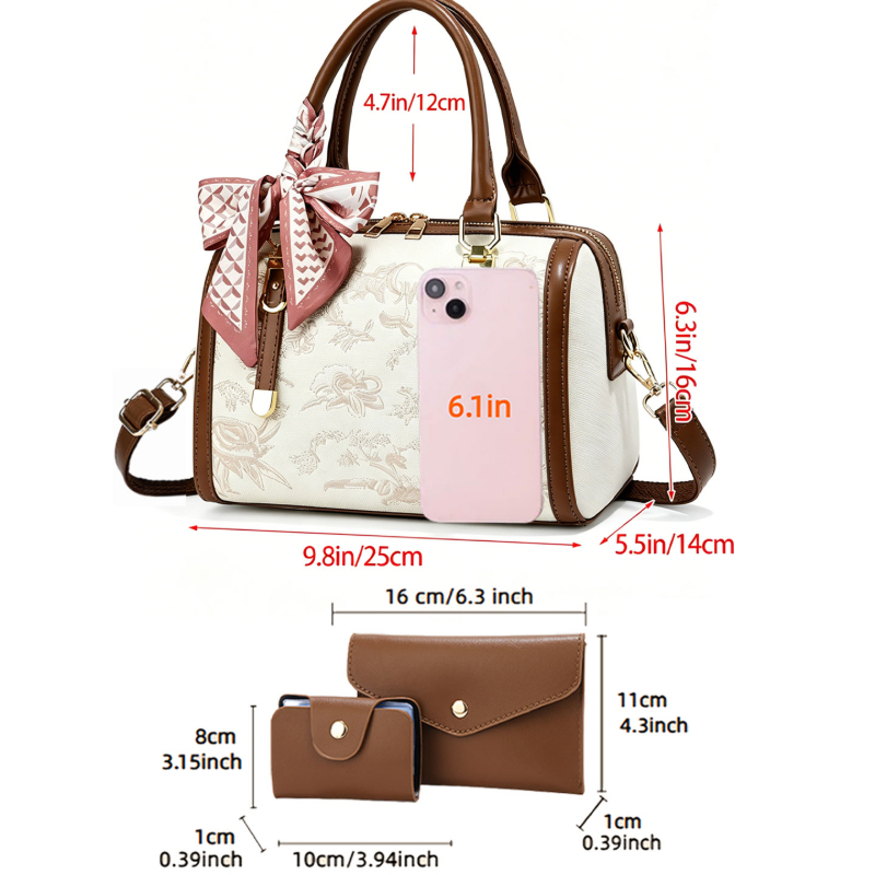 Licht luxe geborduurde damesha - Luxury Bags & Leather Repair Of Atlanta recensie en prijs