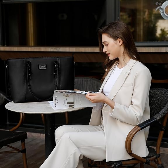 MOSISO Draagtas voor Vrouwen M - Laptop Bag Leather 15 recensie en prijs