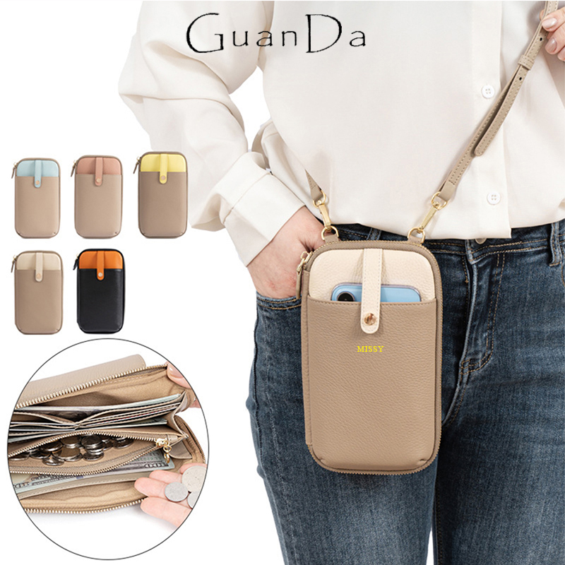 Echt leer Crossbodytas met gro - Luxury Bags Name For Women recensie en prijs