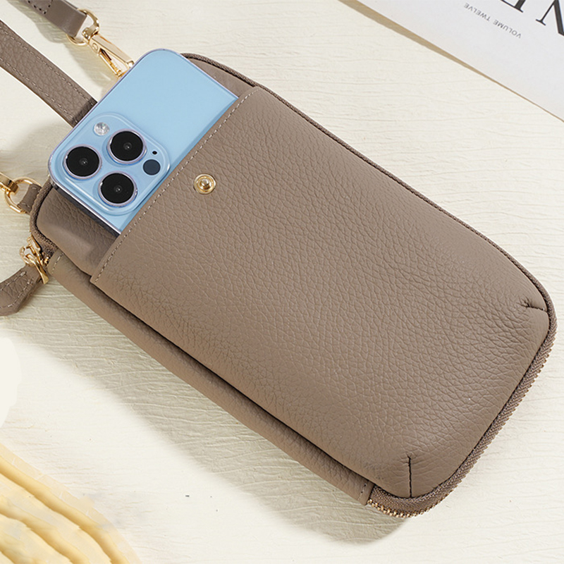 Echt leer Crossbodytas met gro - Luxury Bags Name For Women recensie en prijs