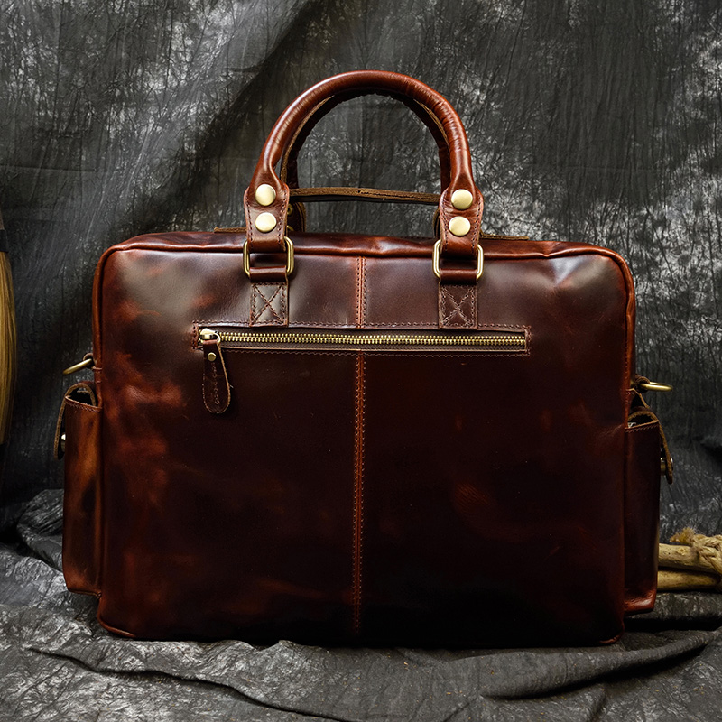 Mannen Echt Lederen Aktetas Fi - Laptop Bag Leather 15 recensie en prijs