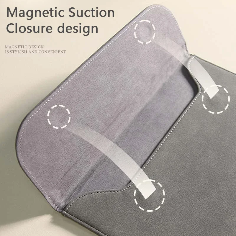 Laptophoes voor Macbook A3449  - Laptop Bag Leather 15 recensie en prijs
