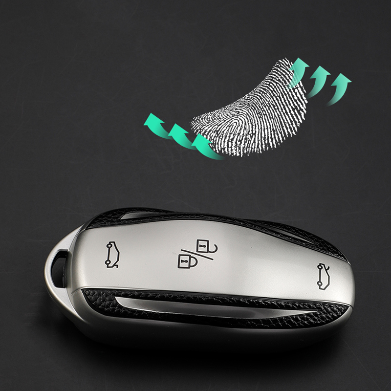 Lederen TPU Auto Smart Key Cov - Key Holder Leather Pouch recensie en prijs