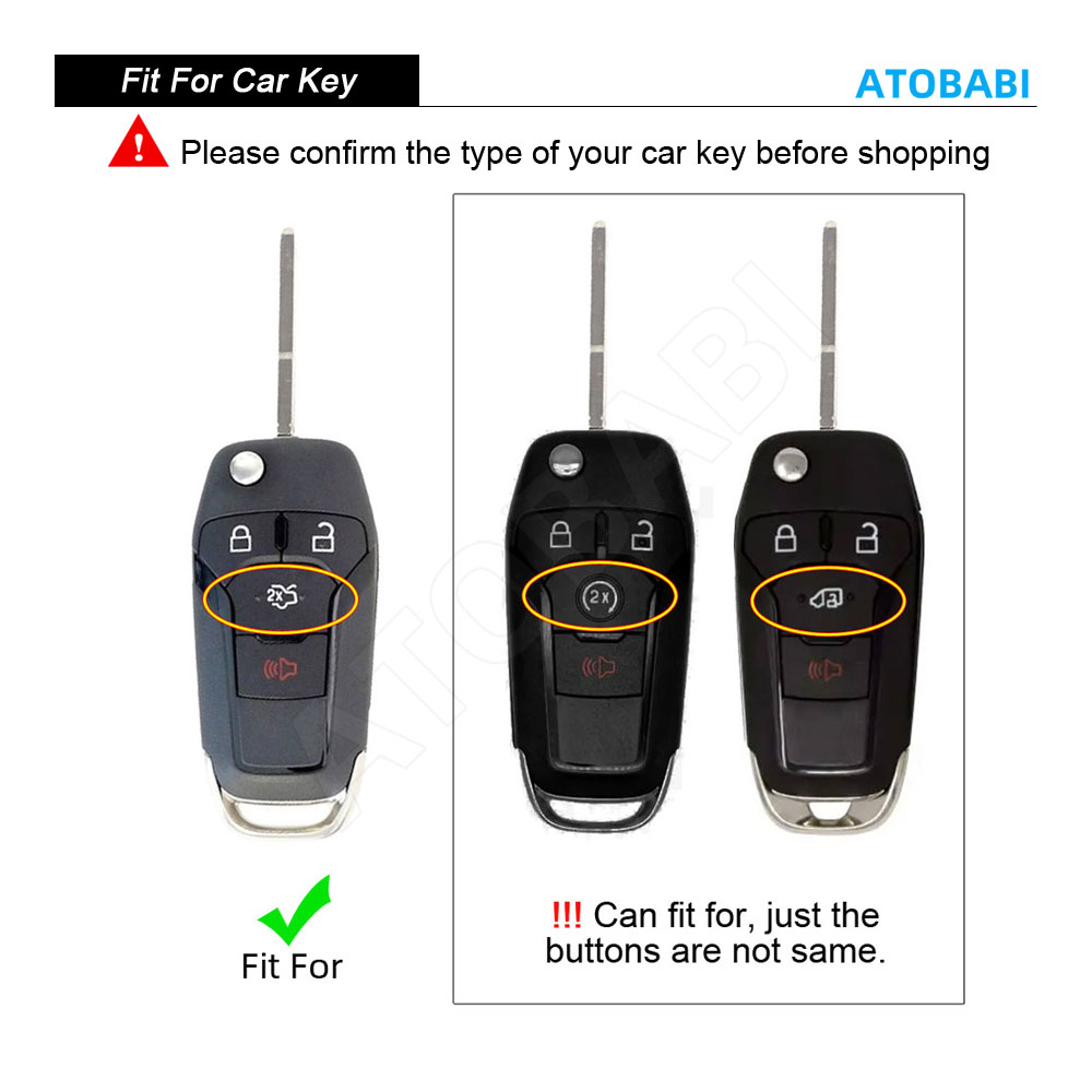 Leren auto sleutelhoes voor Fo - Key Holder Leather Pouch recensie en prijs