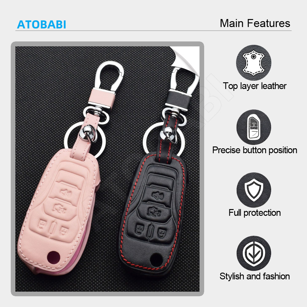 Leren auto sleutelhoes voor Fo - Key Holder Leather Pouch recensie en prijs