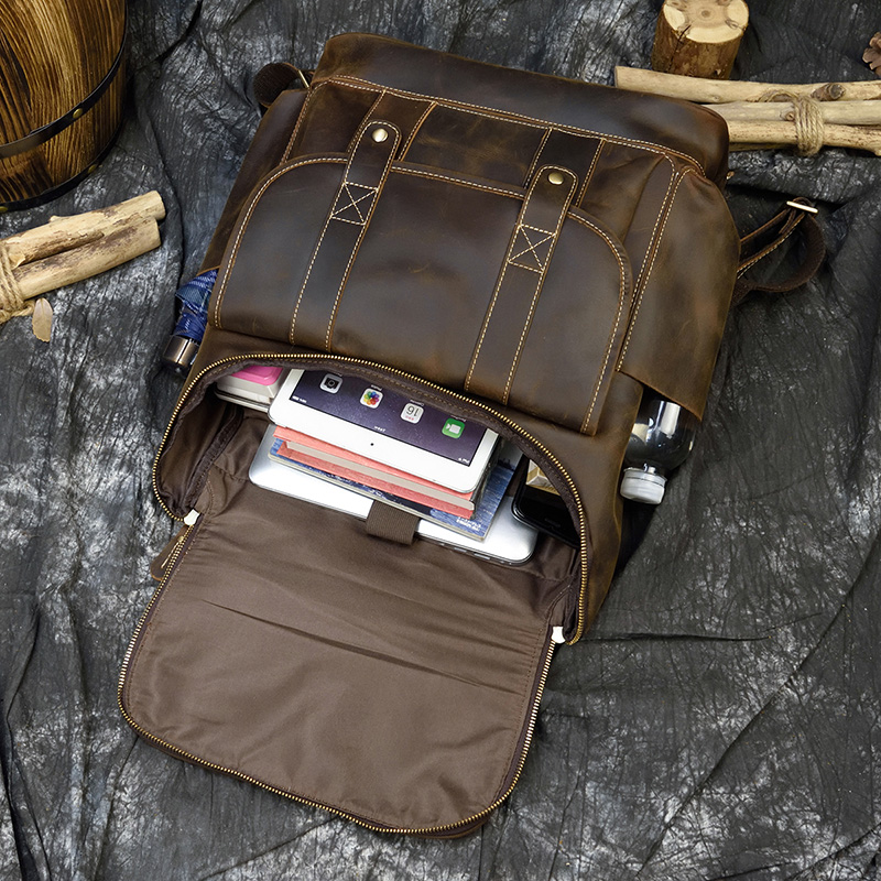 Grote Capaciteit Vintage Leder - Laptop Bag Leather 15 recensie en prijs