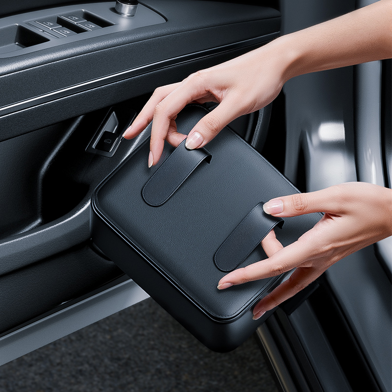 Autodeur Opbergvakken Hangende - Key Holder Leather Pouch recensie en prijs