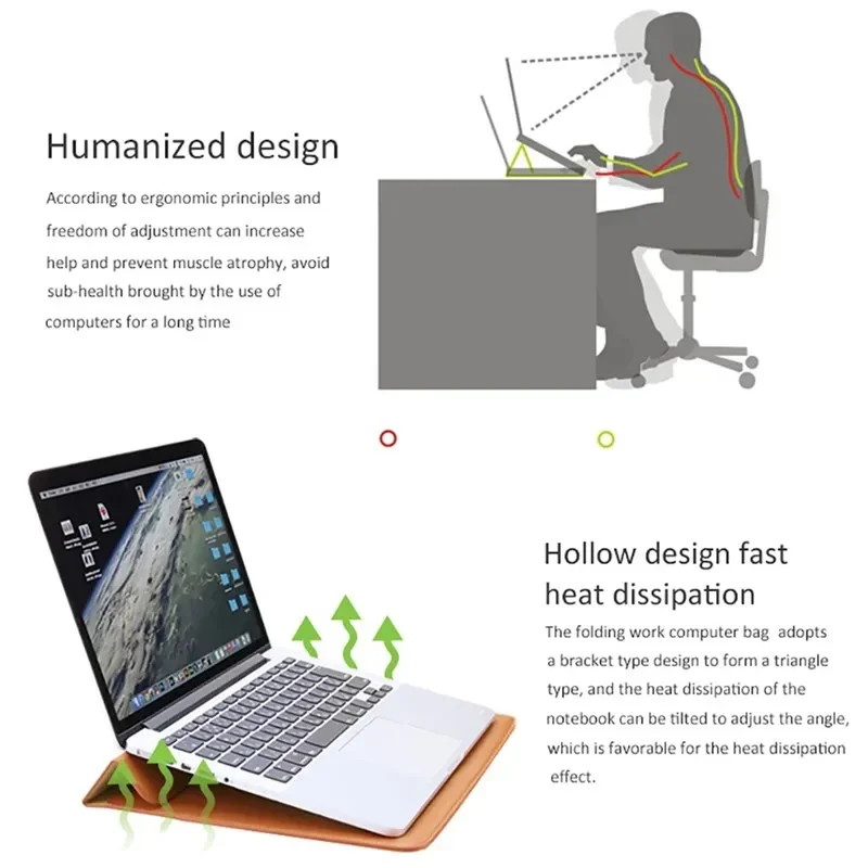 PU Leer met Standaard Laptop N - Laptop Bag Leather 15 recensie en prijs