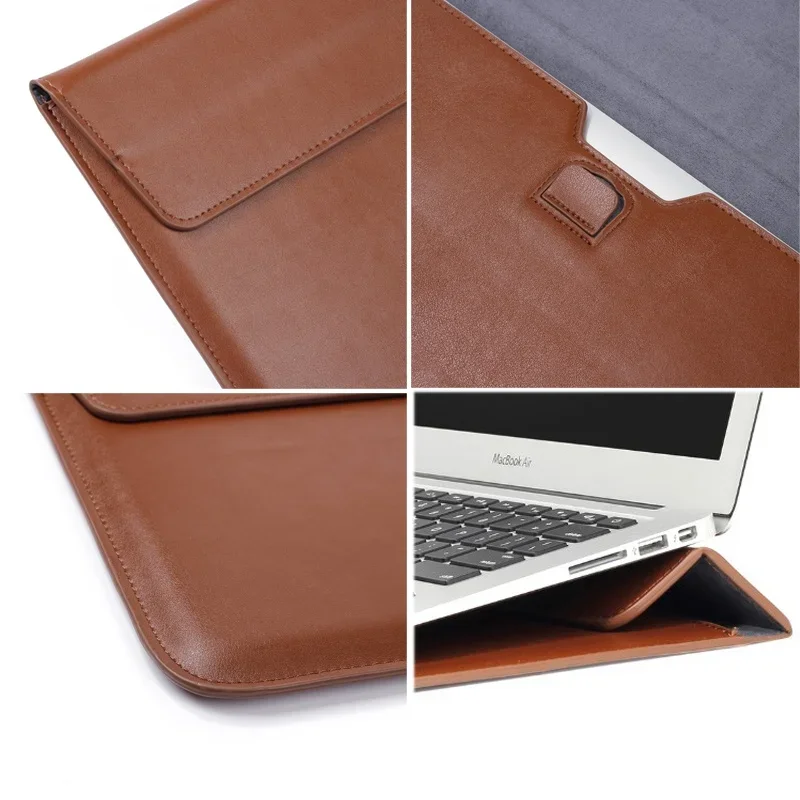 PU Leer met Standaard Laptop N - Laptop Bag Leather 15 recensie en prijs