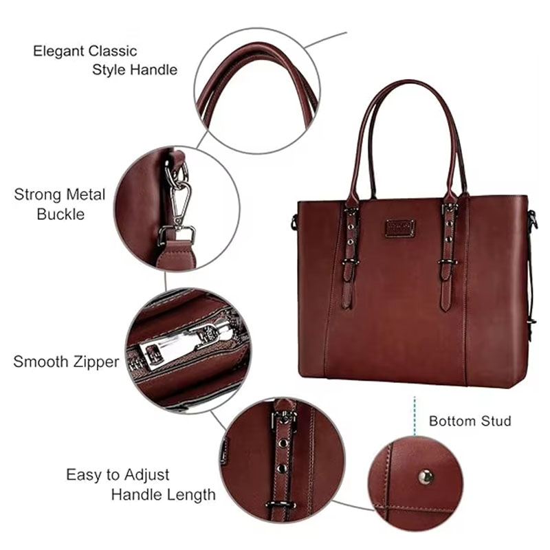 PU lederen laptop draagtas voo - Laptop Bag Leather 15 recensie en prijs